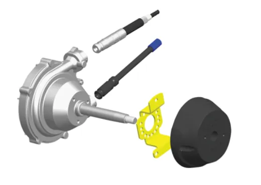 Seastar Xtreme 90° Montagesatz (No-Feedback)