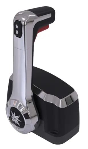 Seastar Xtreme Schaltkasten Toppmontage, Chrom Mit Neutralem Interlock Auf Hebel, Mit Trimmschlter