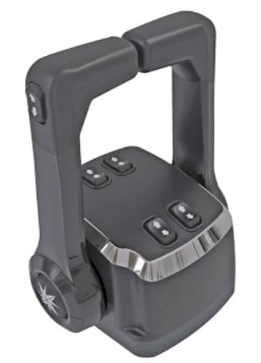 Seastar Xtreme Twin Schaltkasten Toppmontage, Mit Trimmschalter, Schwarz