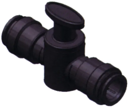 Seatech Quick-Connect Verbindungsstück Mit Hahn, Ø15xø15mm