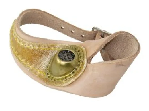 Segelm.-Handschuh Schnalle+Mess.gesch.Stichpl.RECH