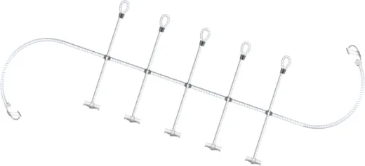 Segelspinne, L=3000mm, Ø10mm