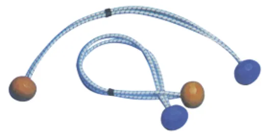 Segelzeising Mit Kunststoffkugeln, L=500mm, Ø4mm