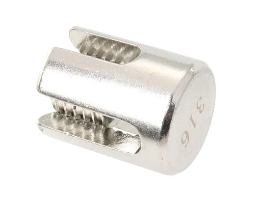 Seilkreuzklemme Edelstahl für 3mm Drahtseil