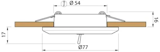 SELENE C hochglanz WRM IP40