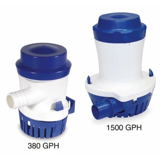 Shurflo Bilgenpumpe (12V, 5677 l/h / 1500 GPH / 95 l/min., 160 x 184 mm, 29 mm)