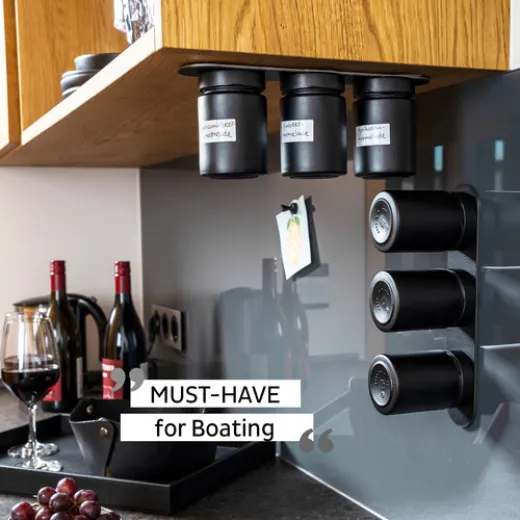Silwy FeinkostMagnetgläser BLACK 3er Set