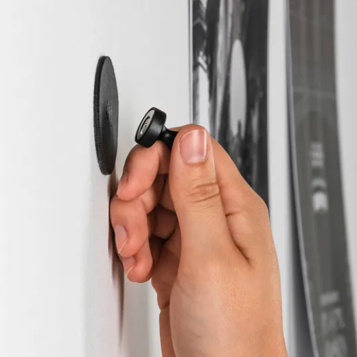 Silwy Magnet Pin Flex schwarz 4er Set