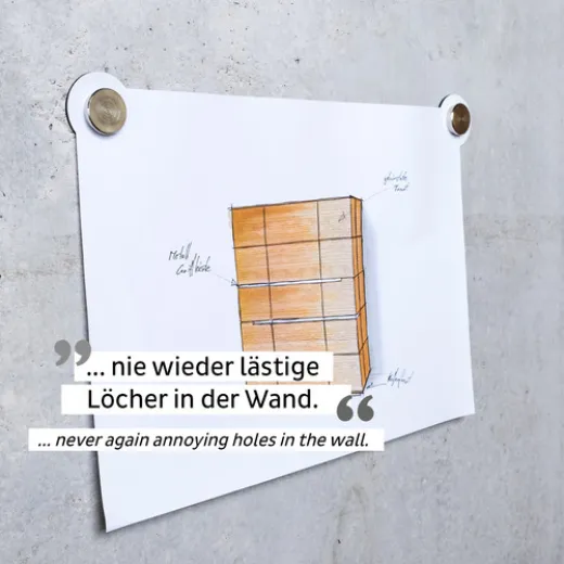 Silwy Magnet Pin Smart weiß 2er Set