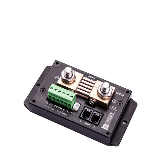 Simarine PICO Blue Set Rev2 - Batteriemonitor, Tankelektrode und 2 x Shunt Schwarz-mit Einbaurahmen