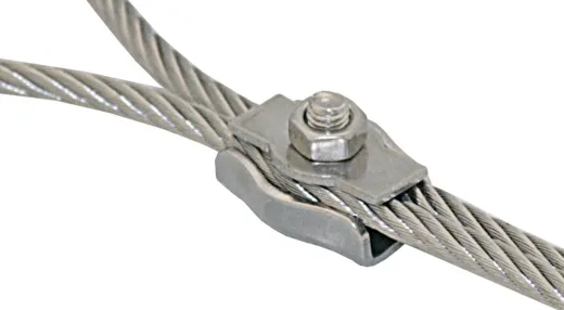 Simplexklemme 1.4401 f.3mm Drahtseil