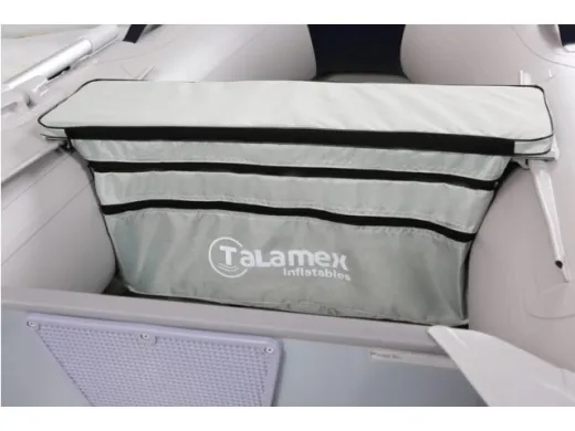 Sitz-Tasche mit Kissen grau 80x20cm