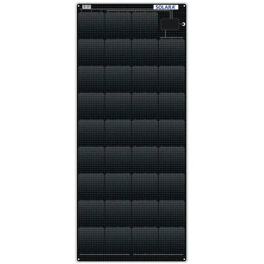 SOLARA Power M-Serie - S575M35 Marine130Wp Kabelausgang auf der Rückseite