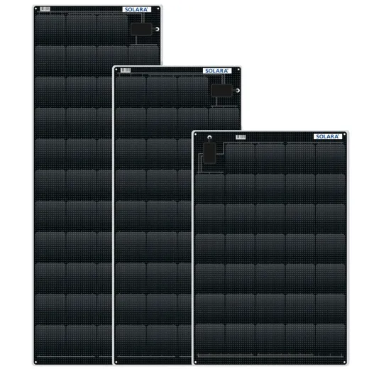 SOLARA Power M-Serie - S575M35 Marine130Wp Kabelausgang auf der Rückseite