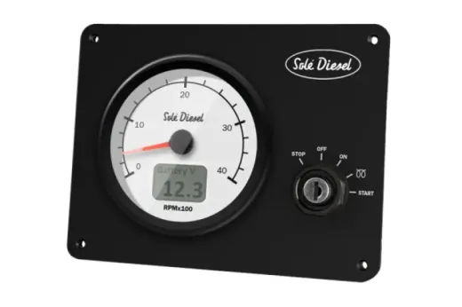 Solé Bedienpanel SSG-20 Mini-17/29 ETS 12V weiss (ersetzt SVT-20 22.60938130)