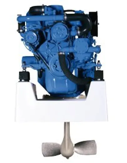 Solé Schiffsdiesel Mini 29 (Ersetzt Volvo Md 7a/11c & 17c) Mit Anbausatz Für Volvo Saildrive 110 S