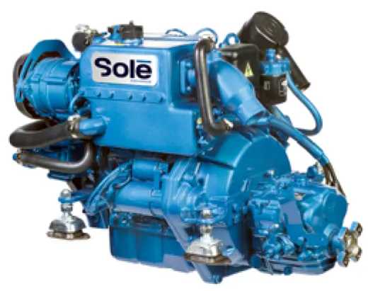 Solé Schiffsdiesel Mini 33 Mit Technodrive Wendegetriebe Tmc60p, R=2.45:1