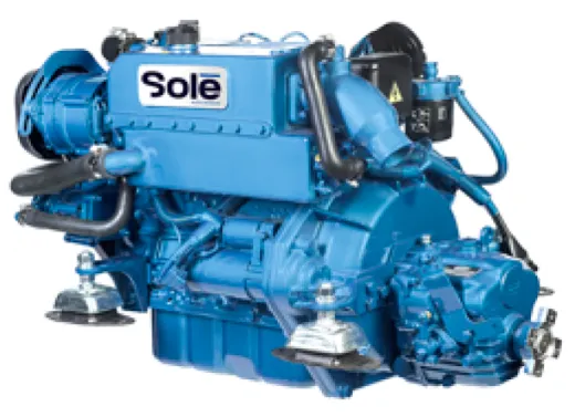 Solé Schiffsdiesel Mini 44 Mit Technodrive Wendegetriebe TMC60P, R=2.00:1