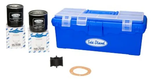 Solé Schiffsdiesel Sk-60 Mit Technodrive Gearbox Tm345, R=2.47:1