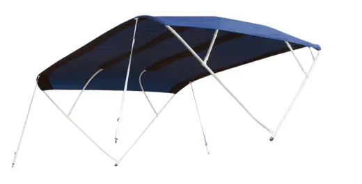 Sonnen-Top Modell 'Sixty', Navy, 270x156x252cm; Aluminium Streben