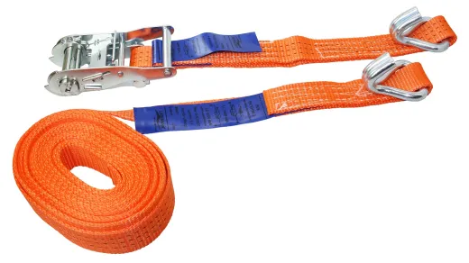 Spanngurt 50mm breit 6m lang mit 2 Spitzhaken