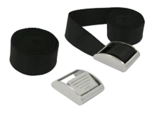 Spanngurt Mit Niro Klemme, 25x2300mm (Bruchlast 400kg) (Pro Paar)