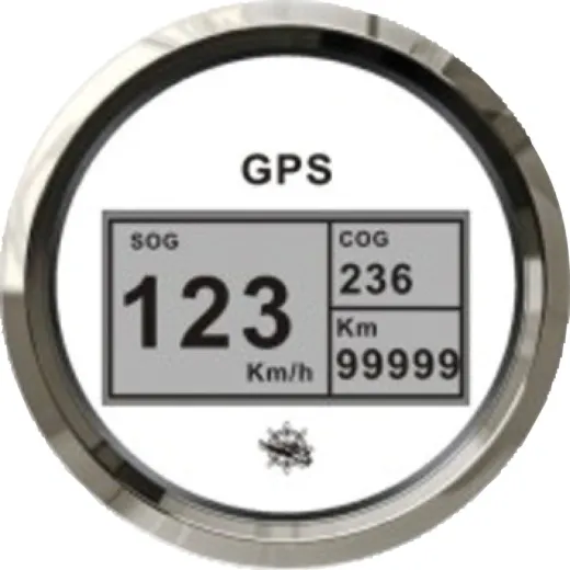 Speedometer compass mile counter GPS wh