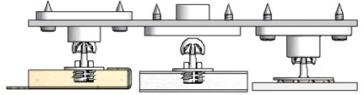 Standard-Buchse PC-F1 aufbau anschraubbar VP=10