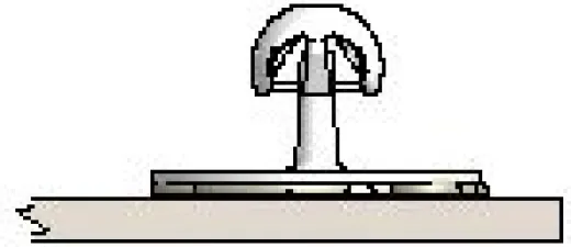 Standard-Clip PC-SM2 zum Kleben 5Kg VP=10