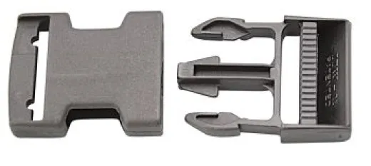 Steckschnalle schwarz für 50mm