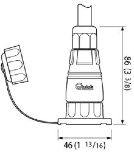 Steckverbinder IP67 7 Kontakte