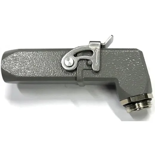 Steckverbinder TUFP IP-65 / runde Einheiten / gebogener Anschluss