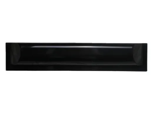 Stegfender gerade 50x7x10cm schwarz