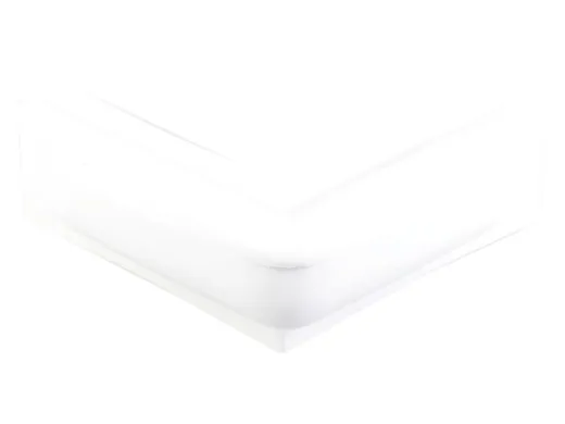 Stegfender Winkel 25+25x7x10cm weiß