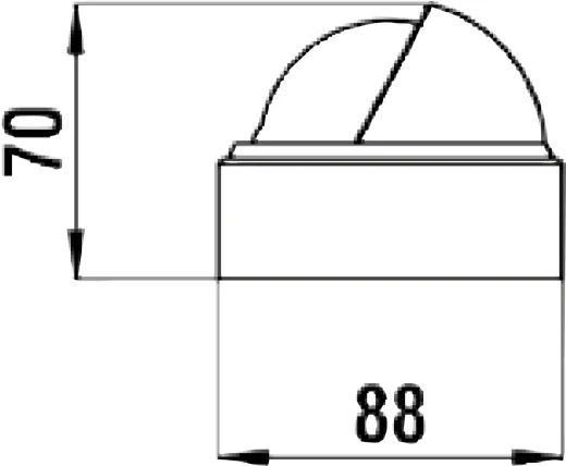 STELLA BS1 Kompass in schwarz
