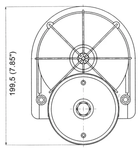 Steuerkopf T85W -weiße Nabe-