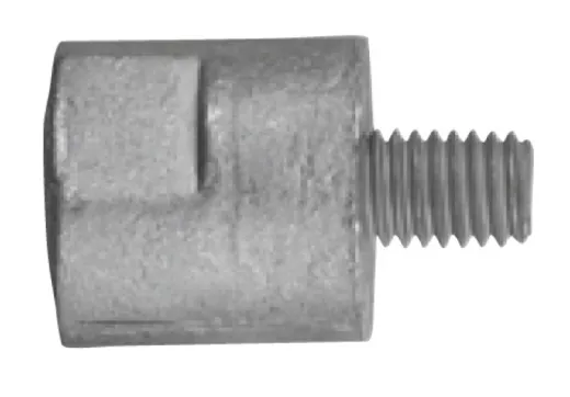 Stiftanode Zn 20x20mm M8 für Yanmar 1GM, 6LY3 Serie