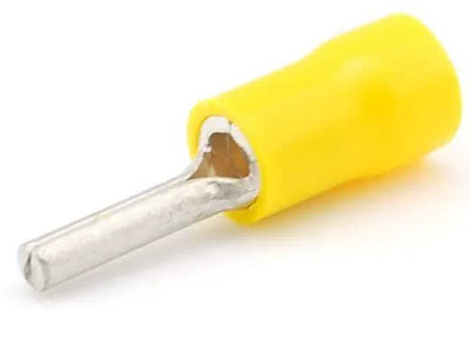 Stiftstecker (13 mm, gelb, 50)