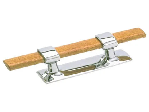 Stockpoller Messing verchr 220mm