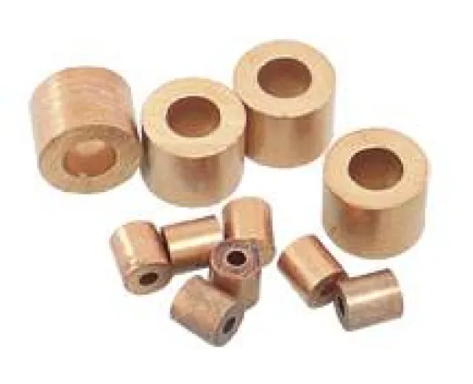 Stophülse Kupfer 3/32 2.5mm rund (gelb) 100St.