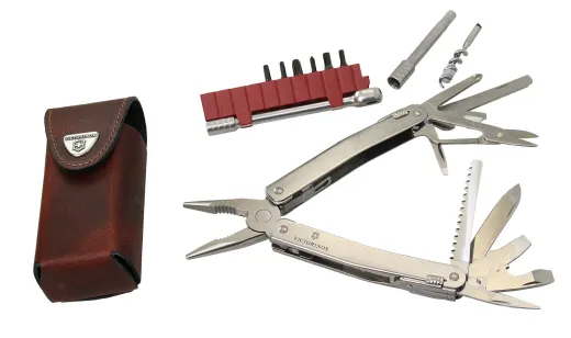 Swiss Tool Spirit X Plus Ratchet Etui braun