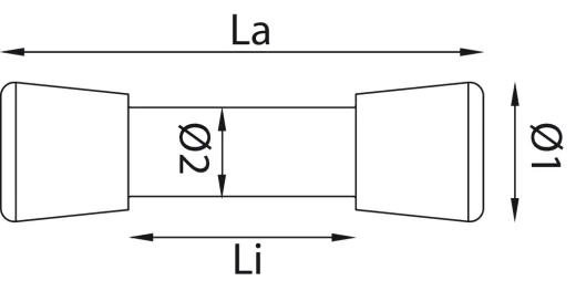 T-BONE soft hanks 53mm Ø10mm