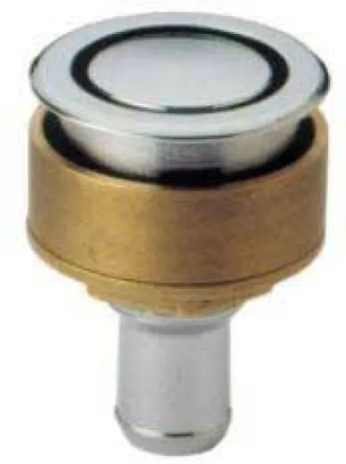 Tankentlüftung (Ø20 mm, eingebaut, gerade, Messing verchromt)