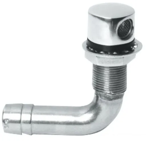 Tankentlüftung (gewinkelt, Edelstahl, 16 mm)