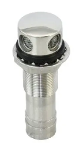 Tankentlüftung in Edelstahl gerade 3/4 = 19mm