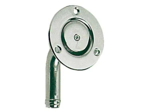 Tankentlüftung (rechtwinklige Fläche mit Verschraubung, Edelstahl, Ø19 mm)