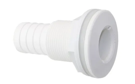 TD-Borddurchbruch weiß mit Anschluss 19mm 3/4