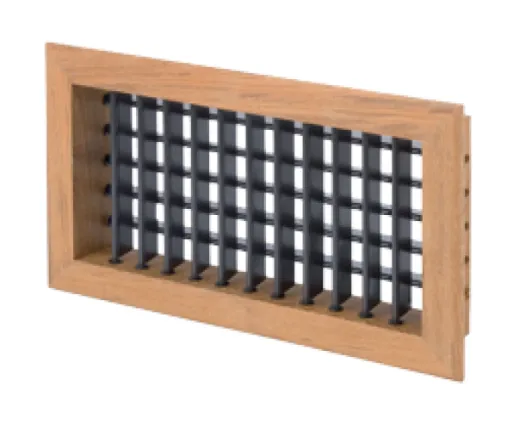 Teak-Luftauslaßgitter, 152x102mm