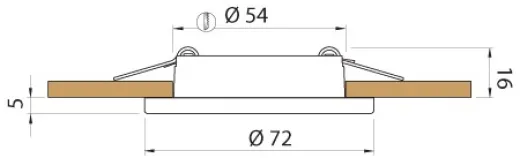 TED CT weiß matt WRM IP40 touch