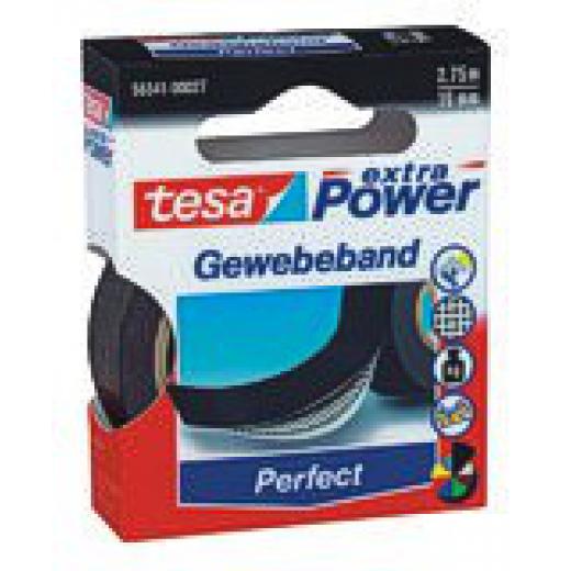Tesa extra Power Gewebeband 19mm x 25m schwarz